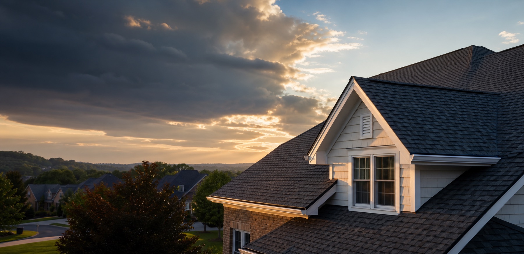 North Alabama home with a finished shingle roof